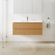 Panama 1200mm Oak Vanity & LED Mirror Package
